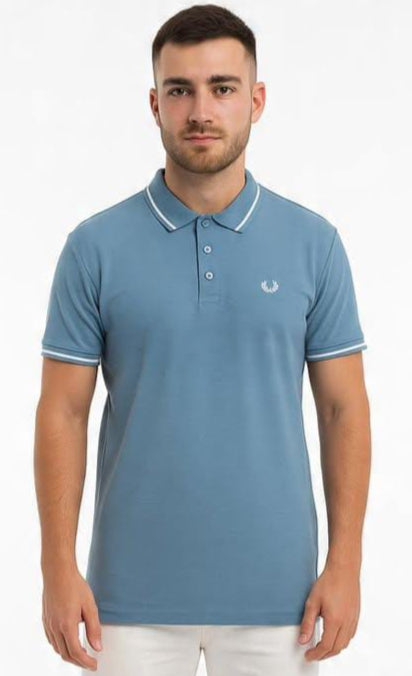Simpli polo light blue